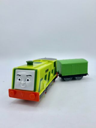 Scruff,  Green Boxcar Thomas & Friends Trackmaster Motorized Train