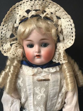 Antique German 16” Kämmer & Reinhardt K&r Child Doll Bisque Head Cloth Body