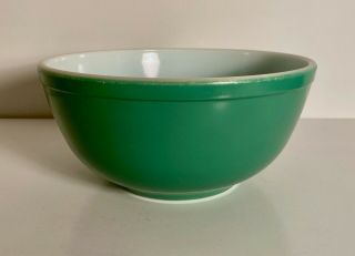 Vintage Pyrex Mixing Bowl Green 8 - 1/2 Inch – 403 Primary Colors Series 2 - 1/2 Qt