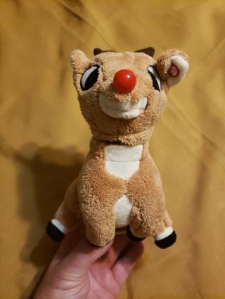 Gemmy Industries Singing Rudolph The Red Nose Reindeer Christmas Plush Toy 3