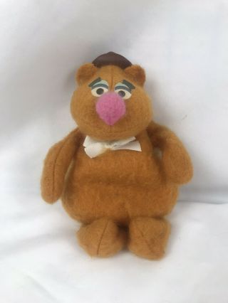 The Muppets Fozzie Bear Fisher Price 865 Doll Plush 1979 7 " Beanbag Vintage