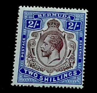 Bermuda Sg88 2/ - George V 1918 M/mint Cv £50