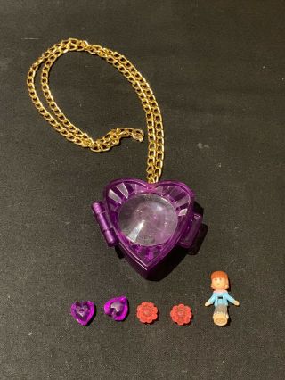 Vintage Polly Pocket 1996 Polly Pocket Jewel Magic Ball Locket With Chain