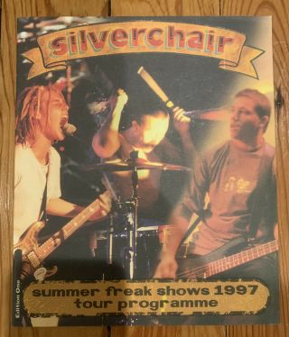 Silverchair Summer Freak Show Tour Program Programme 1997 Rare Collectible Book