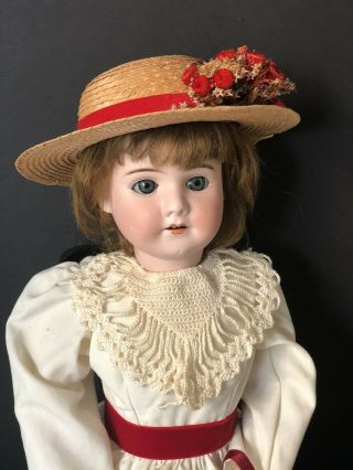 Antique Germany Shoenau & Hoffmeister 21” Doll Bisque Head Marked 4000/5