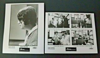 2 Beach Boys The Pet Sounds Sessions Emi Capitol 8x10 " Black White Press Photos