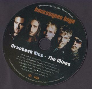 Mega Rare Backstreet Boys Bsb 2001 Singapore Promo Cd Fcs6989