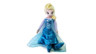 Large Disney Frozen Princess Elsa 24 " Plush Big Stuffed Doll Let It Go