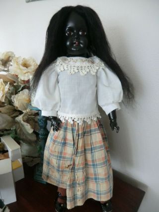 Antique Black Germany doll 24 inch 2