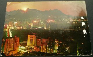 Hong Kong Fleet Mail Picture Postcard Of Night Scene To London,  England - See