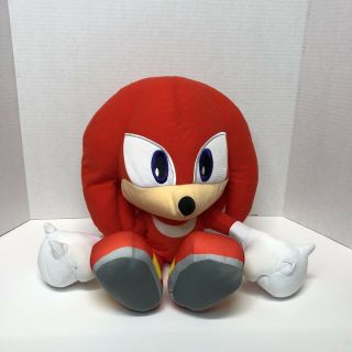 Official Sega Toy Factory 18” Knuckles Sonic The Hedgehog Plush Toy Doll
