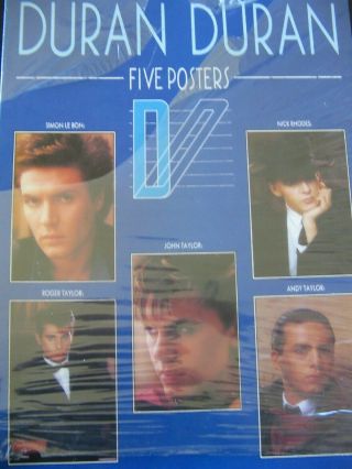Duran Duran Concert Posters Pack Of Five 1980s England -
