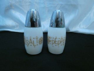Vintage Corning Butterfly Gold Salt And Pepper Shakers