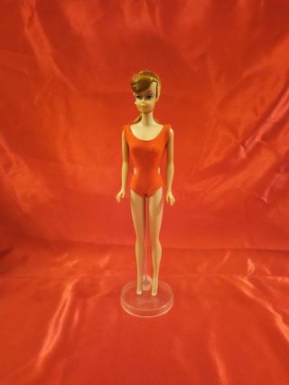 Vintage 1964 Redhead Swirl Ponytail Barbie Doll