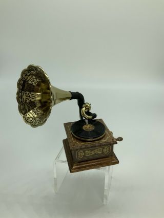 Dollhouse Miniature Bodo Hennig Gramophone