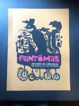 Fantomas - 2005 Gig Poster - Philadelphia - Faith No More - Melvins Mr Bungle