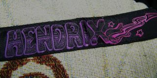 Vintage 1991 JIMI HENDRIX Headband Bandanna Tapestry Flag Banner Wall Hanging 3