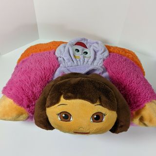 Dora The Explorer 18 " Pillow Pet Large Plush Stuffed Animal With Backpack