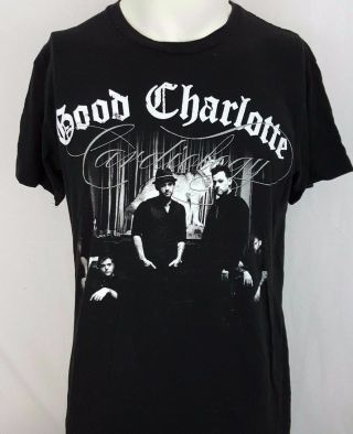 Good Charlotte Cardiology World Tour 2011 Black Concert Rock Shirt Size M