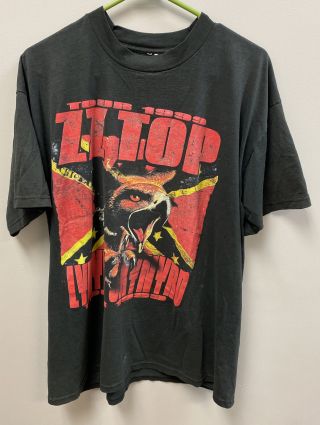 Vintage Lynyrd Skynyrd Concert Shirt 1999 Tour Zz Top Buffalo Ny Size Large