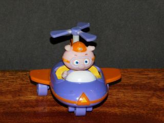 Pbs Why Flyers Alpha Pig Helicopter Toy Figure 2009 Out Of The Blue