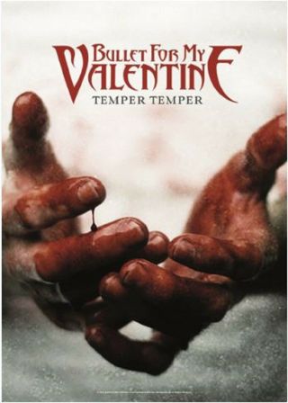 Bullet For My Valentine Temper Temper Large Fabric Textile Poster Flag 30 " X 40 "
