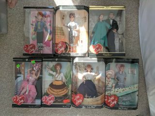 Set Of 6 I Love Lucy Dolls: Ep 30,  38,  39,  72,  116,  & 150 - Ep 50 Not