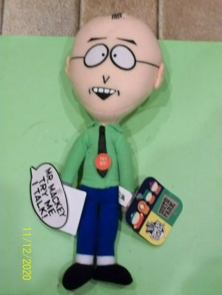 Rare South Park Talking Mr Mackey 12 " Plush Toy Doll By Fun 4 All 2002