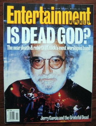 Jerry Garcia Grateful Dead Entertainment Weekly March 12,  1993 The Days Between
