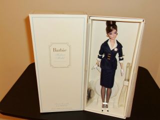 Boater Ensemble Barbie Doll,  Fashion Model Silkstone Gold Label,  2012,  X8265