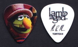 Lamb Of God Mark Morton Signature Dr.  Teeth Muppet Guitar Pick - 2015 Tour