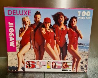 Spice Girls Deluxe Jigsaw Factory - 100 Piece - Baywatch Swimsuit - 1997