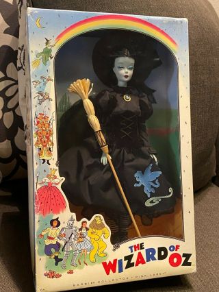 Barbie Collector Pink The Wizard Of Oz Wicked Witch Of The West Vintage Face