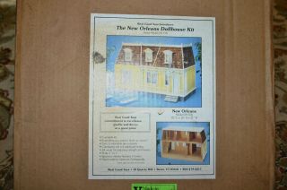 Vtg Real Good Toys " The Orleans " Dollhouse Kit 1 Inch:1 Foot Wood (nib)