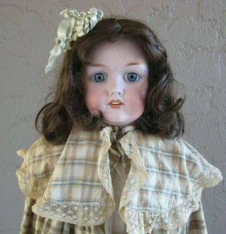 Antique Cm Bergmann Doll Bisque Head 28.  5 " Doll Compo Body Dd24