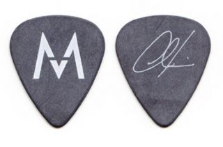 Maroon 5 Adam Levine Signature Gray Guitar Pick - 2008 Tour The Voice