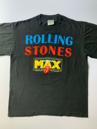Rolling Stones “at The Max” Vintage 1991 T - Shirt