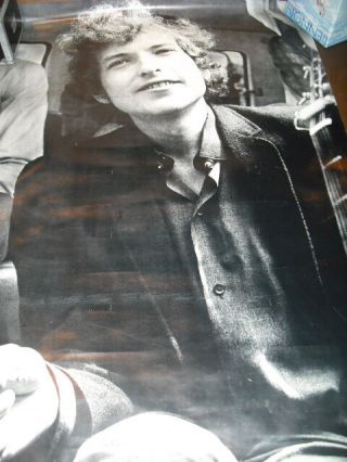 Bob Dylan B&w Photo Large 26 " X 38 " Poster