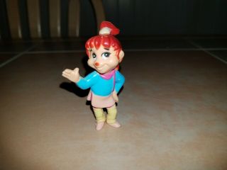 Vintage 1983 Cbs Alvin And The Chipmunks Brittany Chipette Pvc Figure 2.  75 "