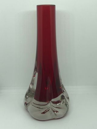 Whitefriars Vintage Art Glass Elephant Foot Vase 9728