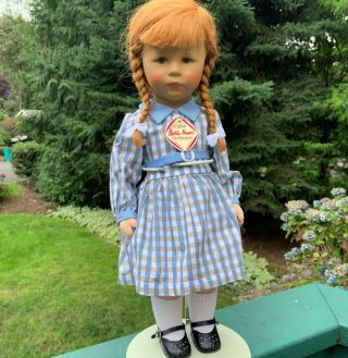 Rare Kathe Kruse 1987 " Ingeborg " Doll Made In Germany