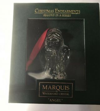 Marquis By Waterford Crystal Angel Christmas Endearments Ornament