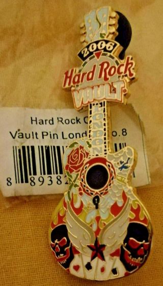 Hard Rock Cafe London Vault Exhibition Pin 8 Acoustic Guitar 2006 Pin