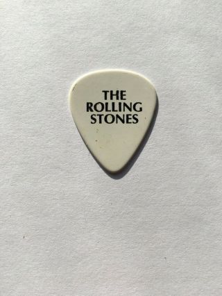 Rolling Stones Lips Tour Issued Guitar Pick