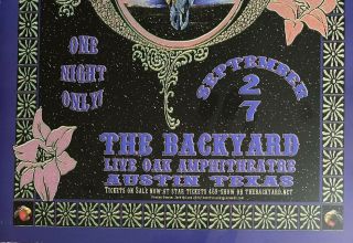 ALLMAN BROTHERS BAND Poster 2002 Austin Texas Live Oak Amphitheatre Concert RARE 3