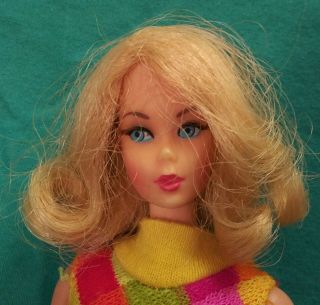 Vintage Twist N Turn Marlo Flip Barbie 1969 With Swimsuit