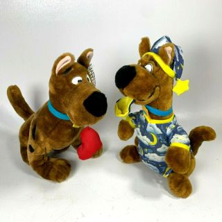 2 Vintage Scooby Doo 1998 Cartoon Network 13 " Plush Stuffed Animals