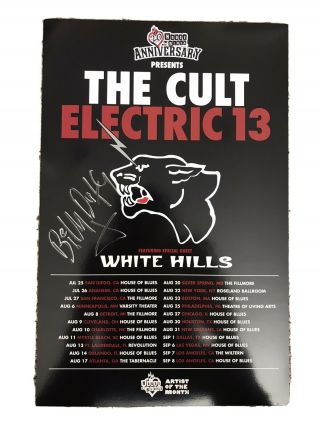 The Cult Signed Poster