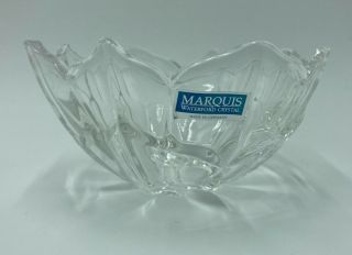 Marquis By Waterford Cut Crystal Rose Bowl 104861 Signed Dish