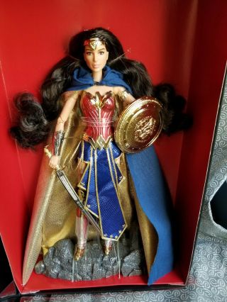 Barbie Amazon Princess Wonder Woman Doll Gold Label In Shipper Gorgeous Nrfb